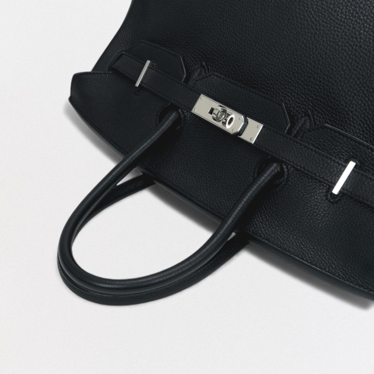 HERMES 헤르메스 Birkin 35 Birkin 35 백 토트백 토고 느와르 블랙 블랙 실버 하드웨어 핸드백