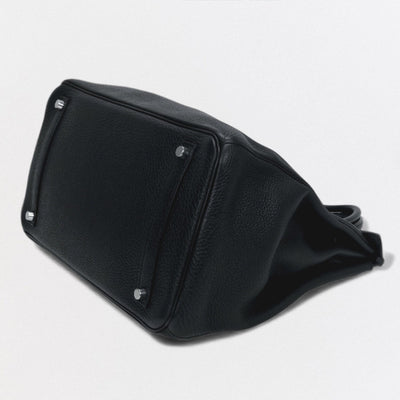 HERMES 헤르메스 Birkin 35 Birkin 35 백 토트백 토고 느와르 블랙 블랙 실버 하드웨어 핸드백