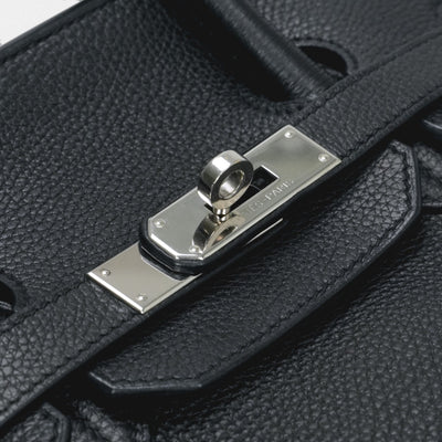 HERMES 헤르메스 Birkin 35 Birkin 35 백 토트백 토고 느와르 블랙 블랙 실버 하드웨어 핸드백