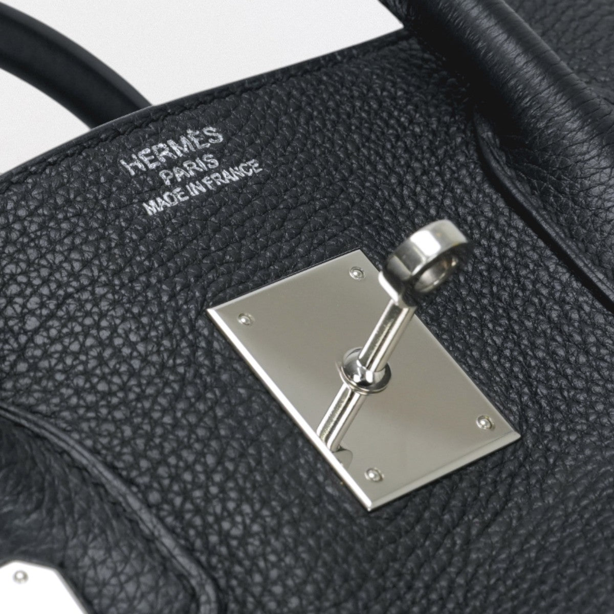 HERMES 헤르메스 Birkin 35 Birkin 35 백 토트백 토고 느와르 블랙 블랙 실버 하드웨어 핸드백