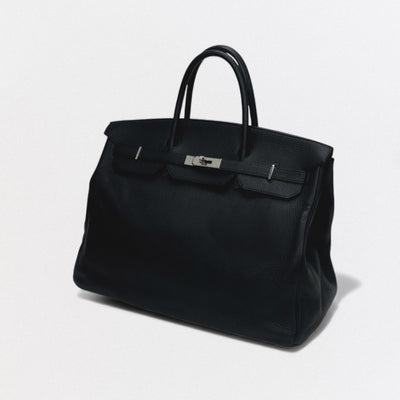 エルメス HERMES バーキン40 バーキン 40 バッグ トートバッグ トゴ ノワール Noir ブラック Black 黒 シルバー金具 ハンドバッグ
