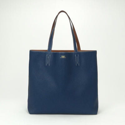 HERMES 헤르메스 Double sens 36 Double sens 36 더블 센스 36 Double sens 45 가방 토트백 토리옹 클레망스 골드 골드 딥 블루 브라운 브라운 블루 블루 핸드백 리버시블