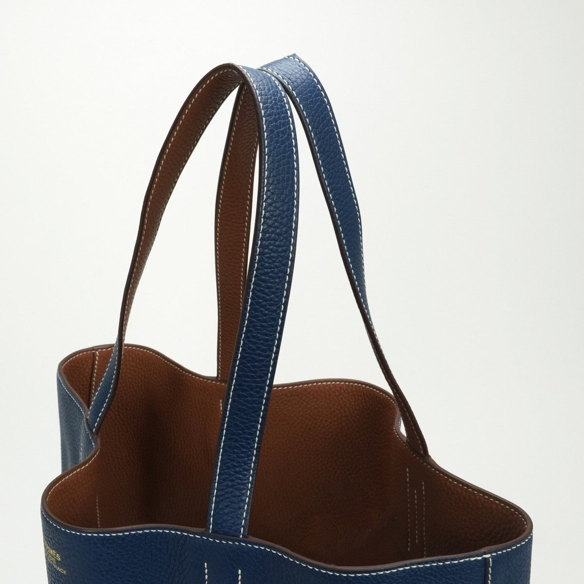 HERMES 헤르메스 Double sens 36 Double sens 36 더블 센스 36 Double sens 45 가방 토트백 토리옹 클레망스 골드 골드 딥 블루 브라운 브라운 블루 블루 핸드백 리버시블