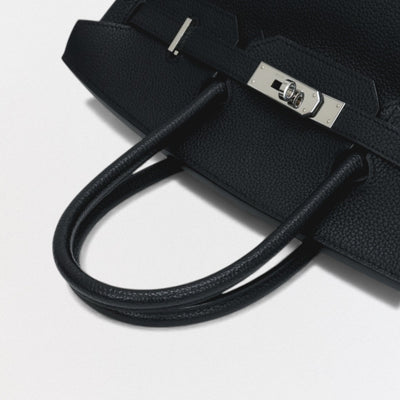 HERMES 헤르메스 Birkin 35 Birkin 35 백 토트백 토고 느와르 블랙 블랙 실버 하드웨어 핸드백