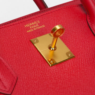 エルメス HERMES バーキン40 バーキン 40 バッグ トートバッグ エプソン ヴァーミリオン Vermilion レッド Red 赤 ゴールド金具 エルメス HERMES バーキン40 バーキン 40 バッグ トートバッグ