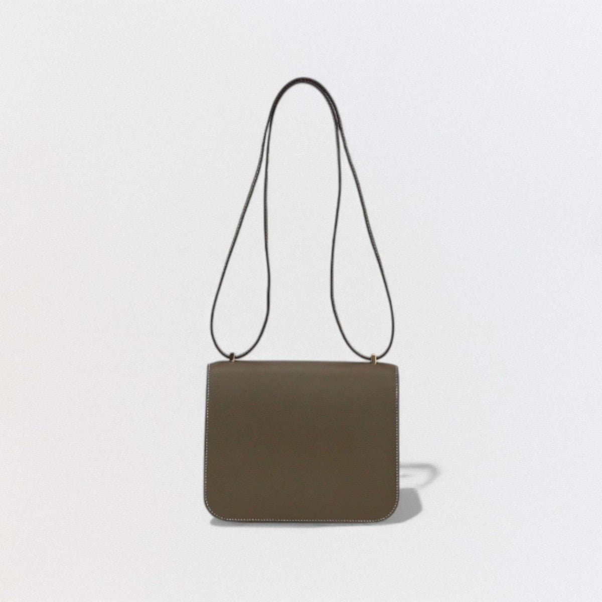 HERMES 爱马仕 Constance 3 mini 18 Constance 3 Mini 18 包 肩包 Epson Etoupe 灰色 灰色 粉红金（玫瑰金） 五金 Constance Mini Constance 18 沃克斯爱普生