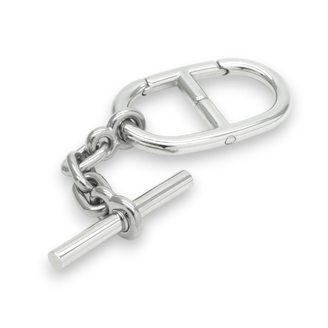 エルメス HERMES シェーヌダンクル キーケース キーアクセサリー 銀
