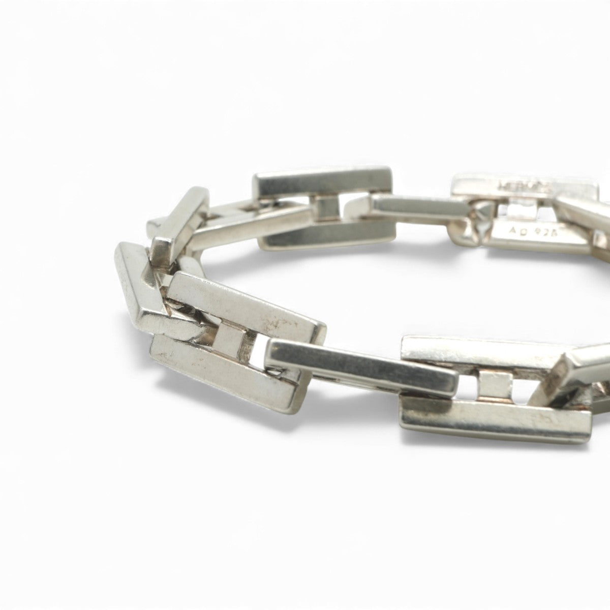 エルメス HERMES ヘラクレス ブレスレット バングル カフ 925 銀 – H3