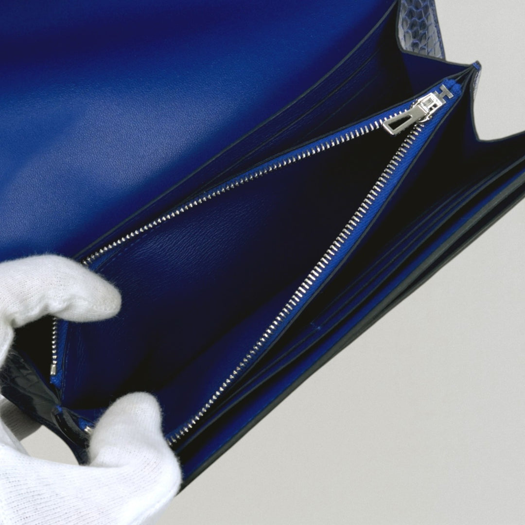 エルメス クロコダイル アリゲーター コンスタンスロング 長財布　HERMES HERMES（エルメス） 超美品 超豪華 アリゲーター素材 コンスタンス