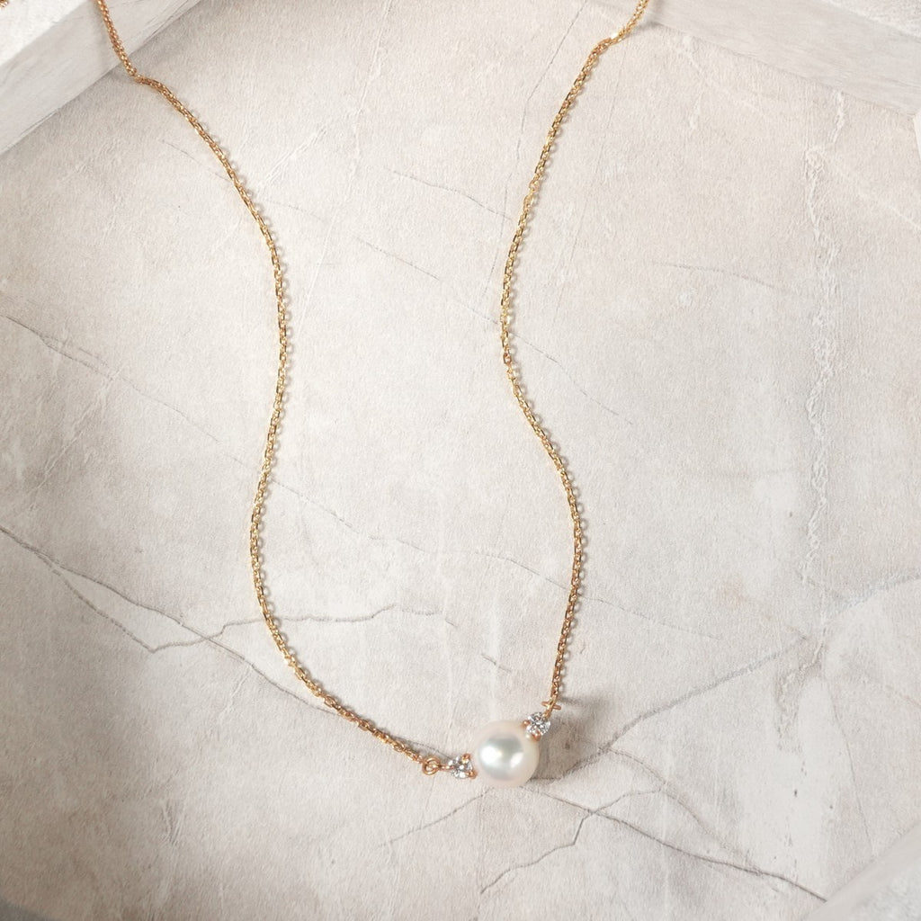ミキモト MIKIMOTO ネックレス ペンダント チョーカー K18 ゴールド 金
