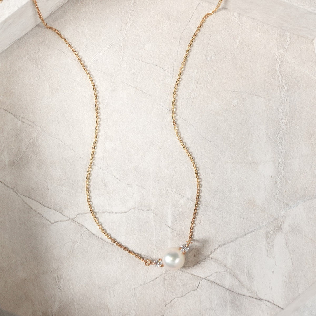 ミキモト MIKIMOTO ネックレス ペンダント チョーカー K18 ゴールド 金