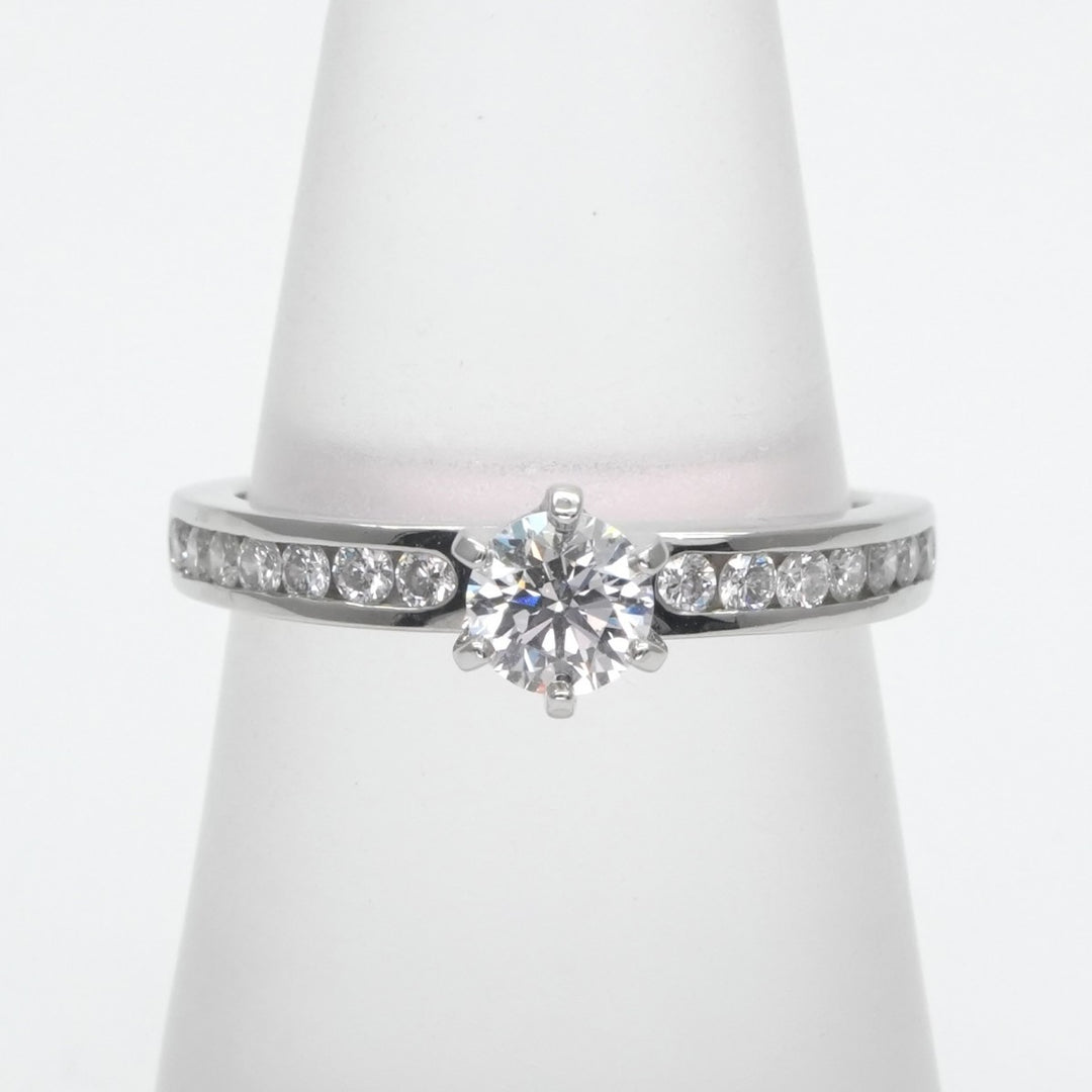 ティファニー TIFFANY&Co. エンゲージメント リング チャネル セット