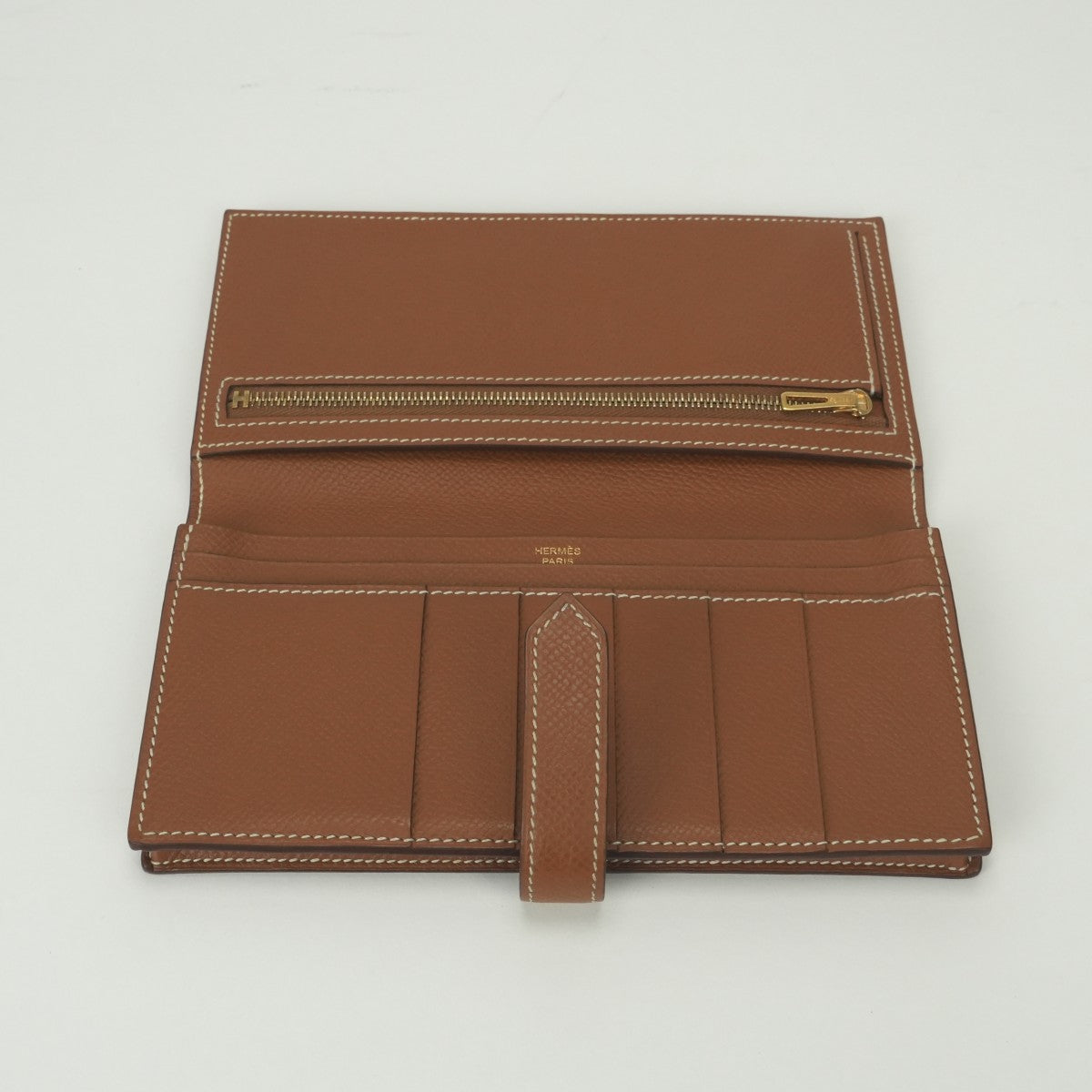 ☆M+☆HERMES ベアン スフレ 長財布 ブラウン ゴールド金具 エルメス HERMES ベアンスフレ ベアン スフレ 財布 長財布 ロング