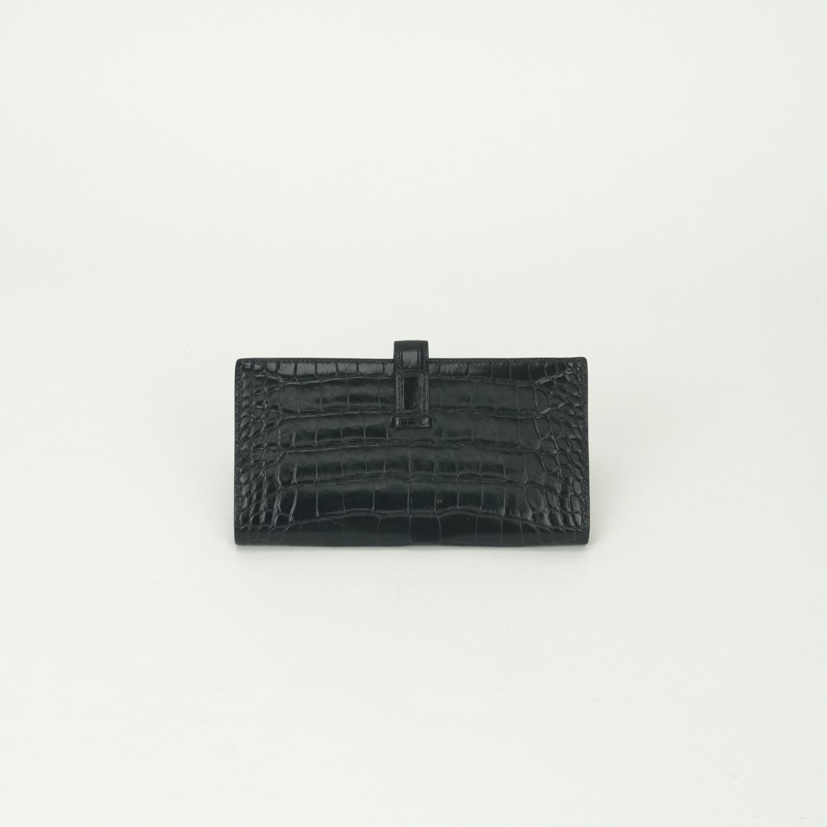 HERMES エルメスベアン スフレ クロコ 黒 シルバー金具 【公式通販】