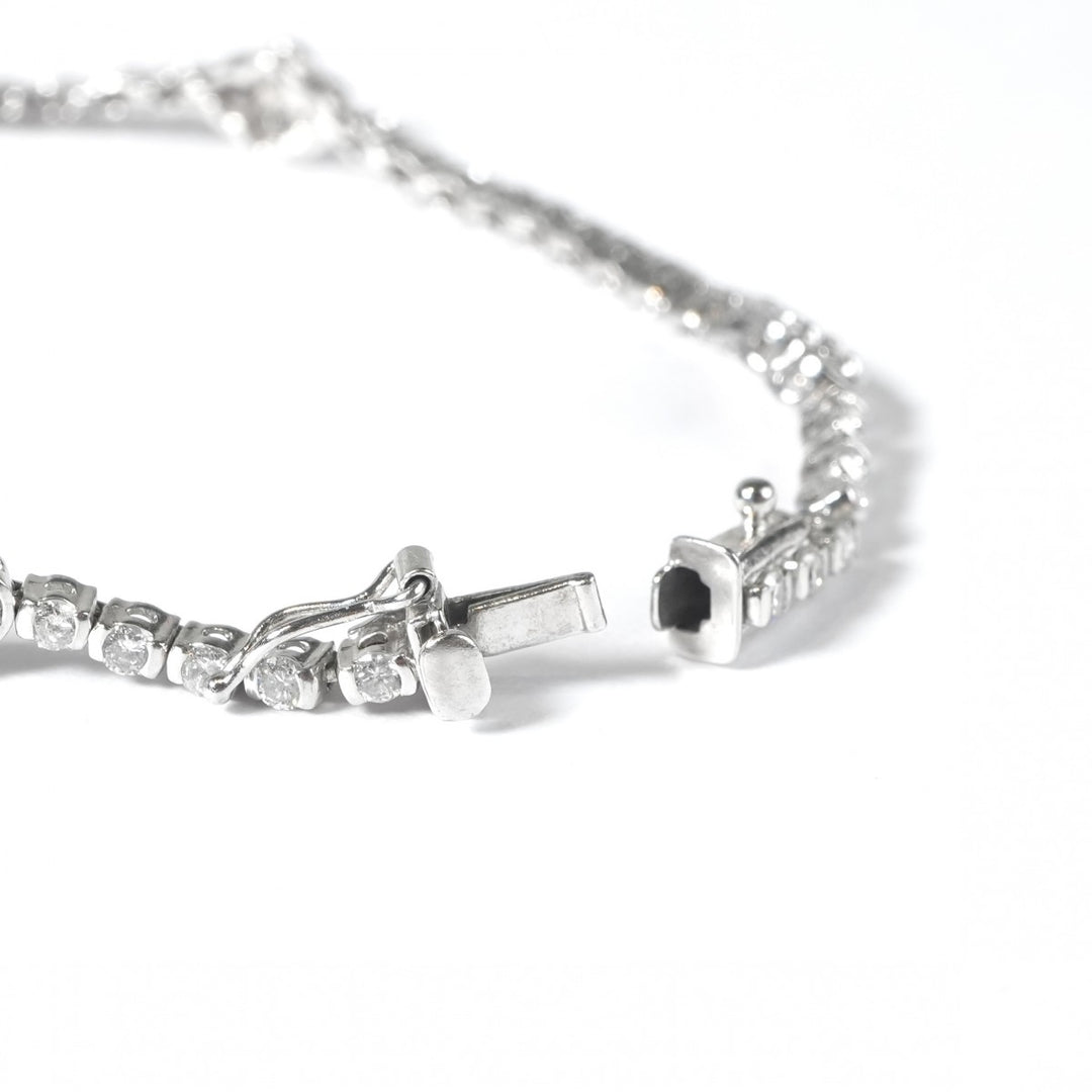ダイヤモンド 2.00ct Pt900/Pt850 ブレスレット バングル カフ – H3