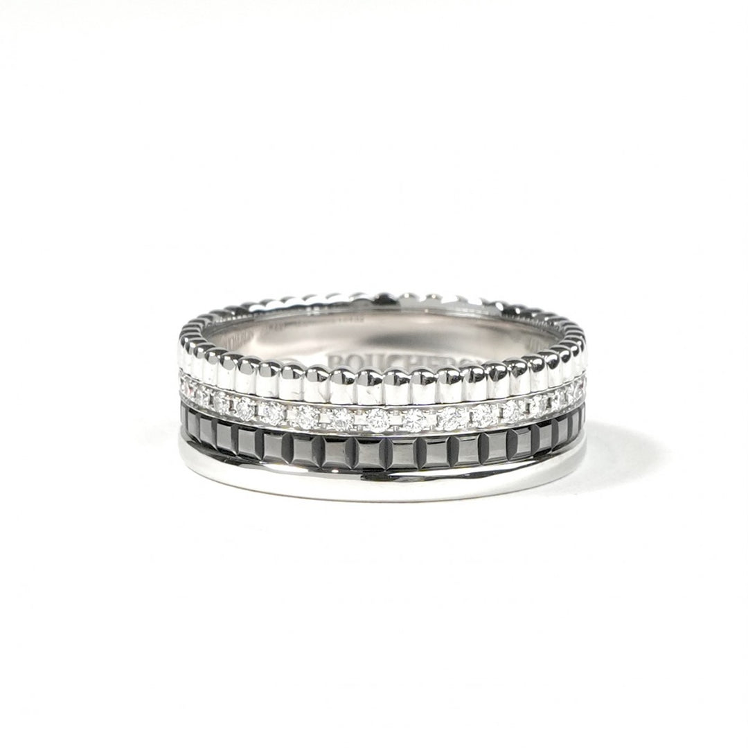 ブシュロン BOUCHERON キャトル ブラック ダイヤモンド リング 