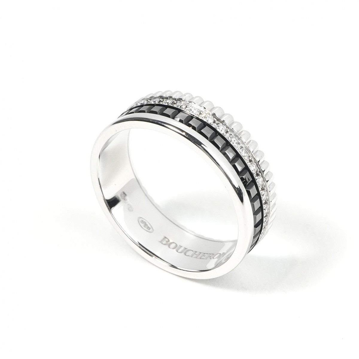 ブシュロン BOUCHERON キャトル ブラック ダイヤモンド リング 