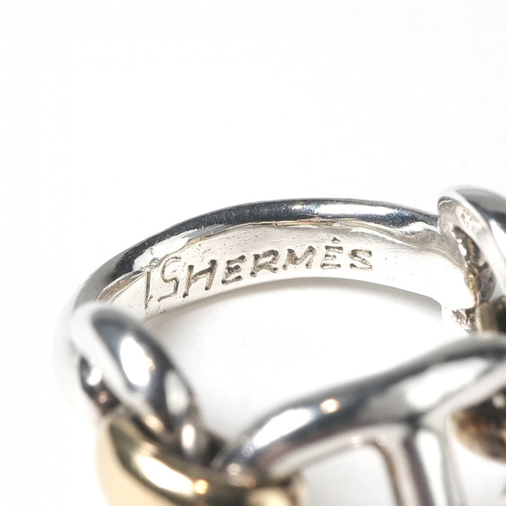 エルメス HERMES シェーヌダンクル リング 指輪 925/750 シルバー 銀