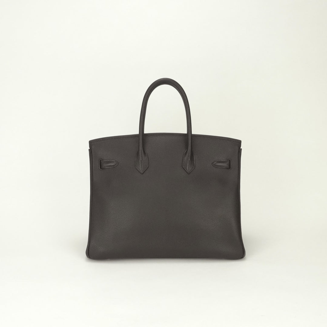 HERMES HERMES Birkin 35 Birkin 35 Bag Tote Bag Vacheriege Dark