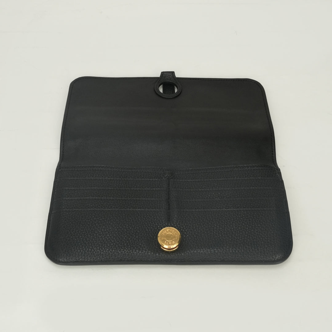 エルメス ドゴン HERMES MM 長財布 黒 ノアール エルメス HERMES ドゴンロング ドゴン ロング 財布 長財布 ロング