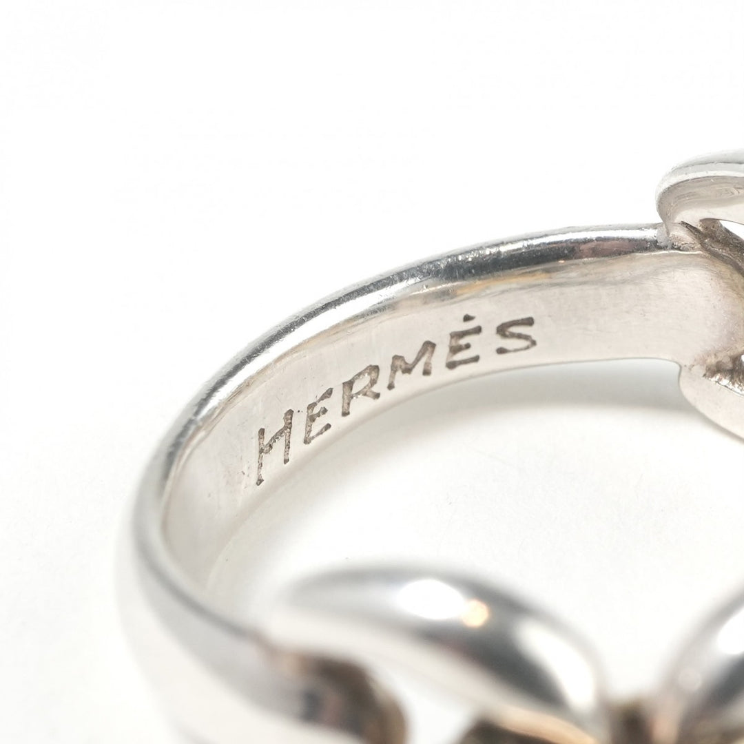 エルメス HERMES シェーヌダンクル リング 指輪 750/950 シルバー 金