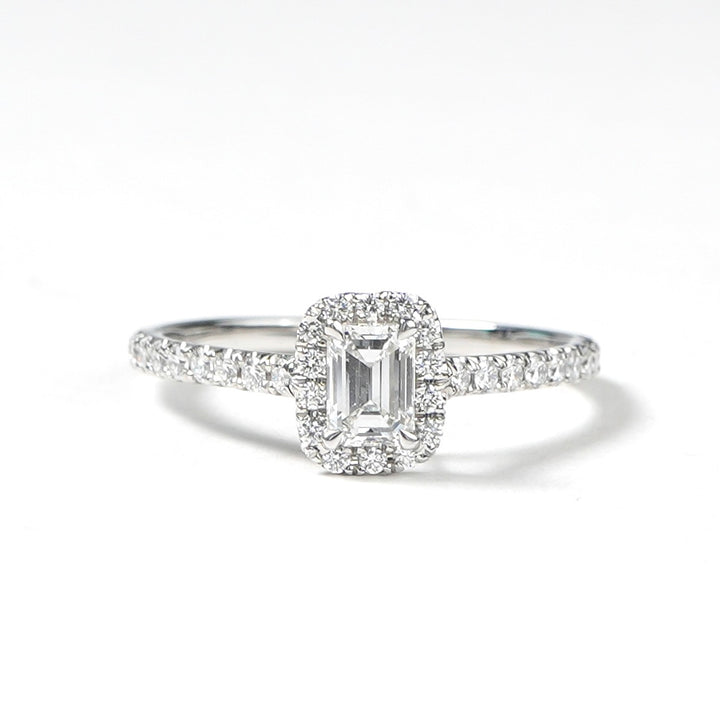 ティファニー TIFFANY&Co. エメラルド カット エンゲージメント リング