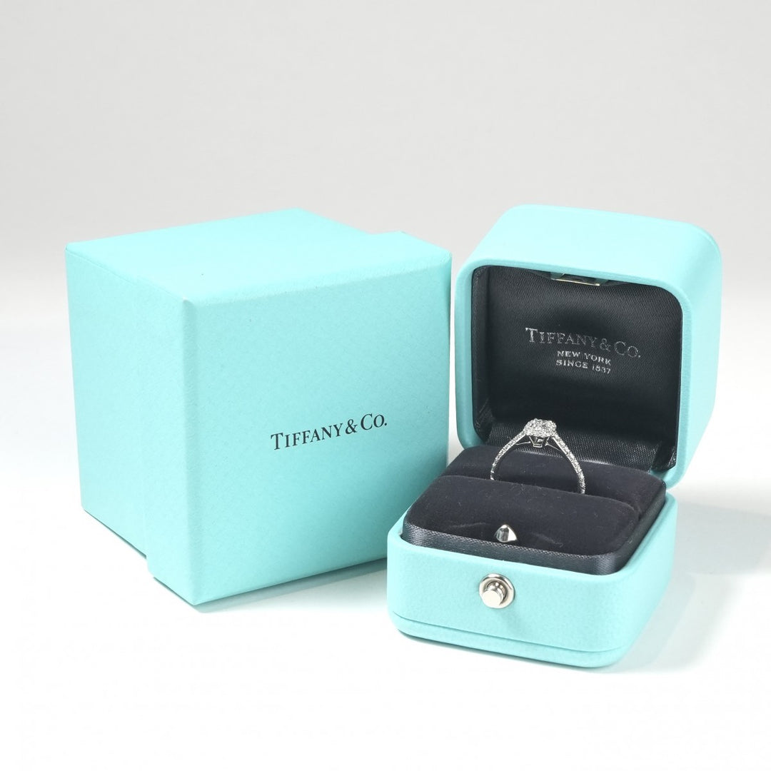 ティファニー TIFFANY&Co. エメラルド カット エンゲージメント リング