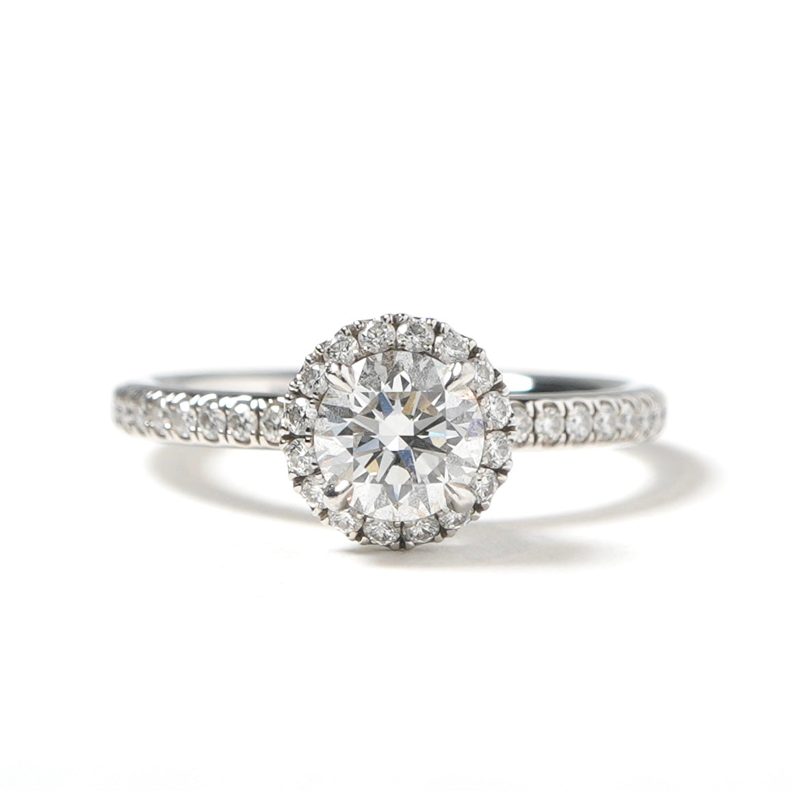 ハリーウィンストン HARRY WINSTON ラウンドカット・マイクロパヴェ・リング ラウンドカットマイクロパヴェリング The One