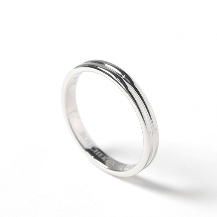 ブシュロン BOUCHERON ゴドロン GODRON リング 指輪 Pt950 銀 プラチナ 
