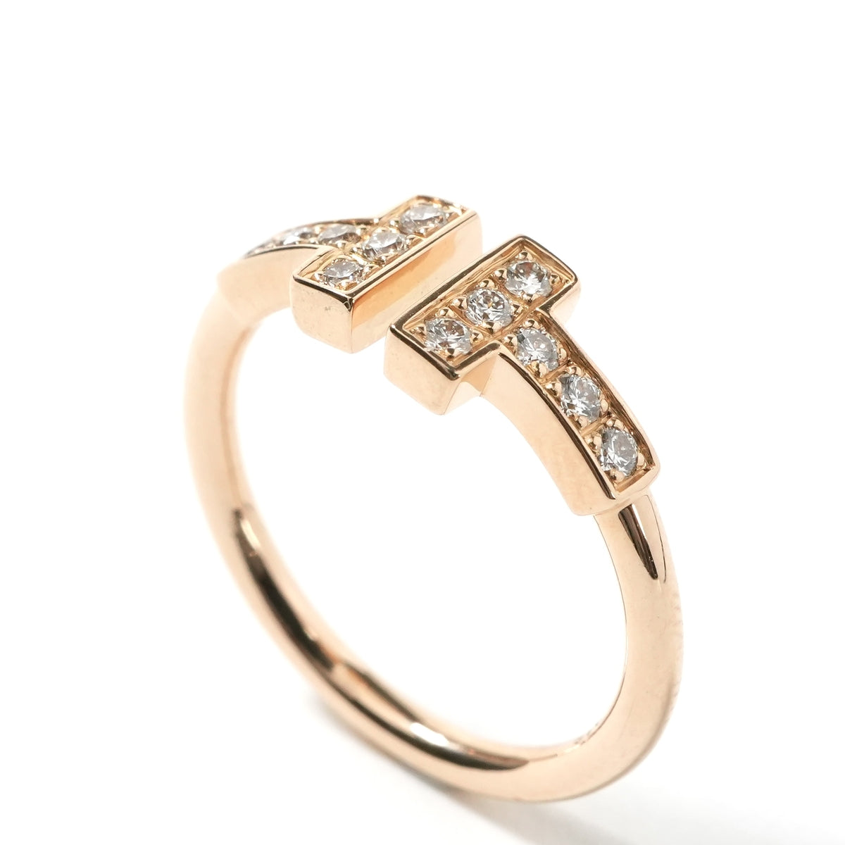 ティファニー TIFFANY&Co. ダイヤモンド ワイヤー リング Tワイヤー T 