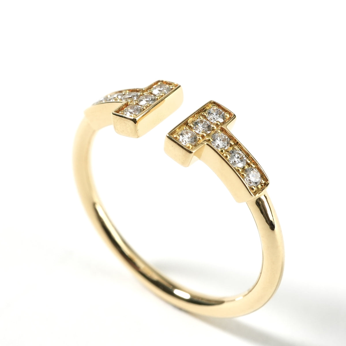 ティファニー TIFFANY&Co. ダイヤモンド ワイヤー リング Tワイヤー