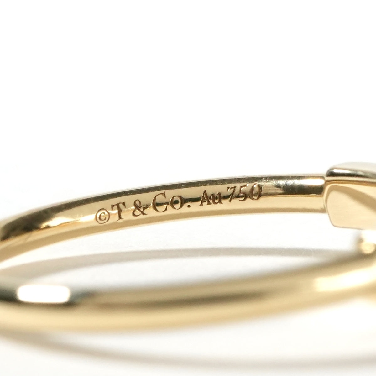 ティファニー TIFFANY&Co. ダイヤモンド ワイヤー リング Tワイヤー