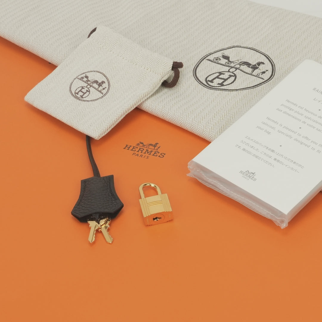 エルメス HERMES バーキン35 バッグ トートバッグ トゴ ノワール Noir