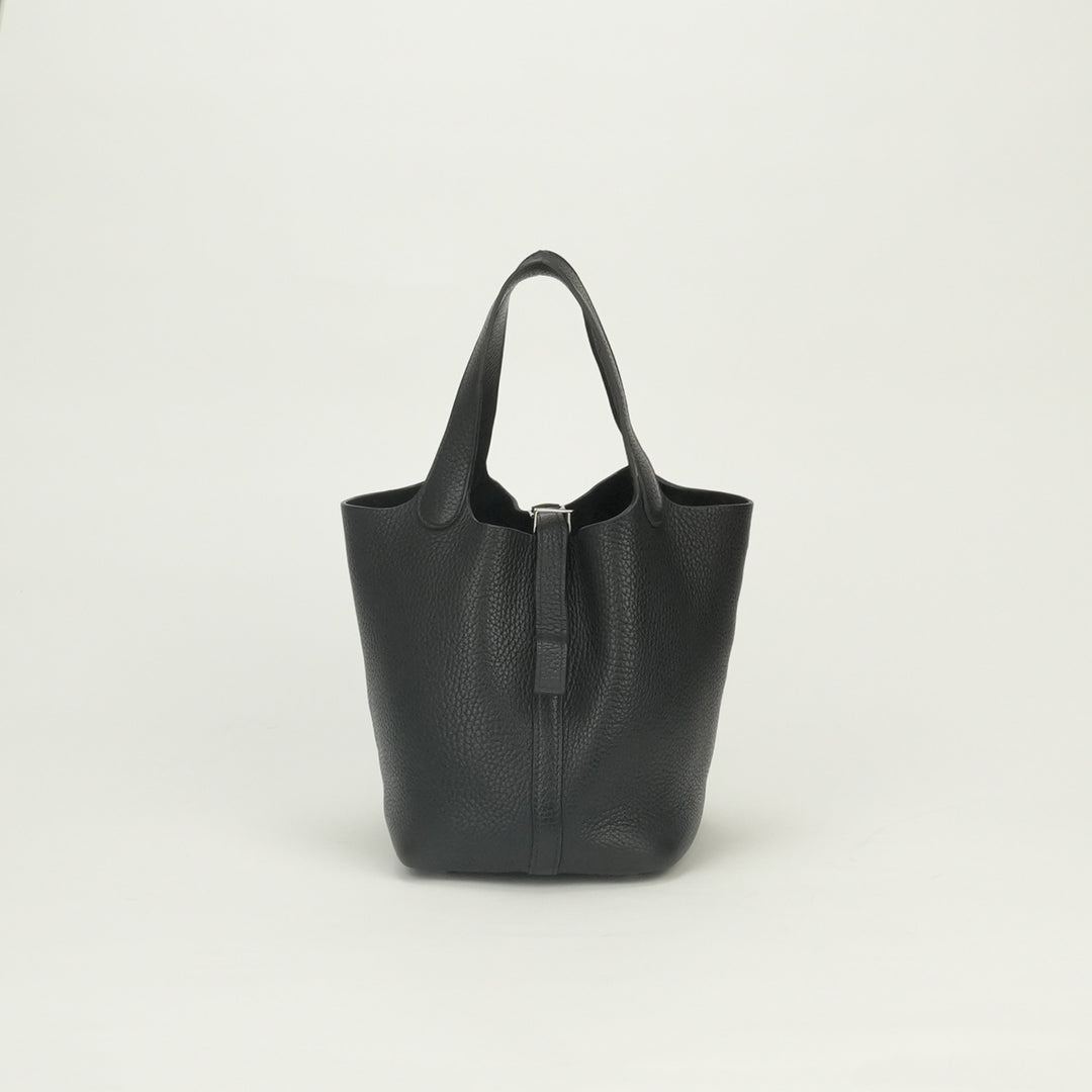 み*み様 HERMES エルメス トートバッグ ブラック エルメス HERMES ピコタンPM 18 バッグ トートバッグ トリヨン