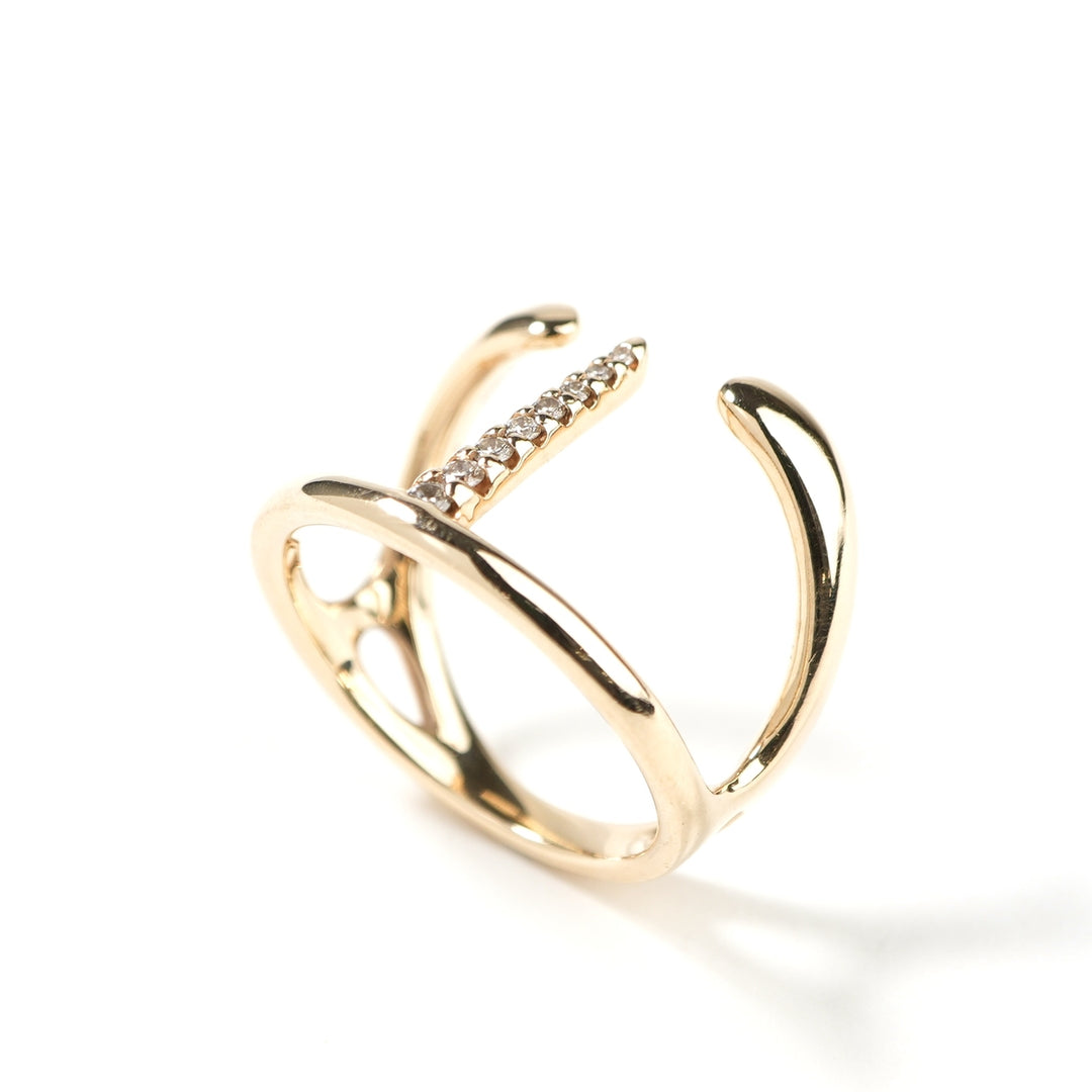 ヒロタカ Hirotaka マンタ スパイン リング ゴサマー Manta Spine Ring