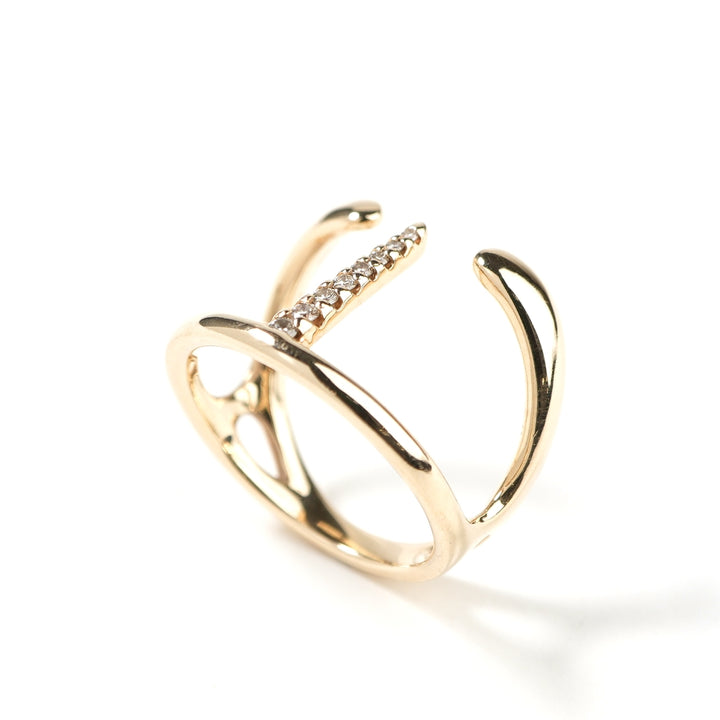 ヒロタカ Hirotaka マンタ スパイン リング ゴサマー Manta Spine Ring