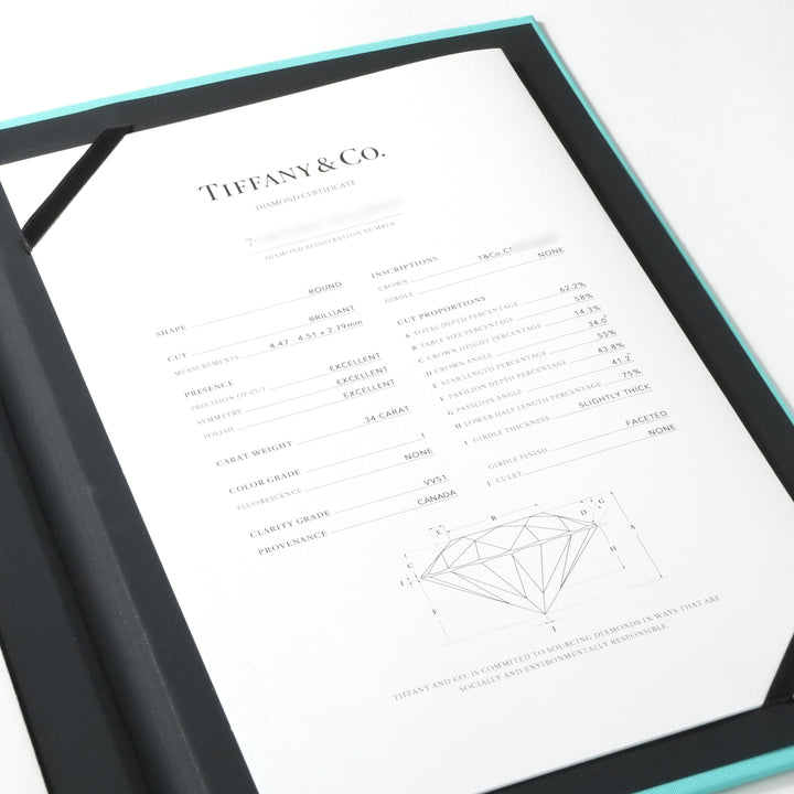 ティファニー TIFFANY&Co. ラウンド ブリリアント エンゲージメント