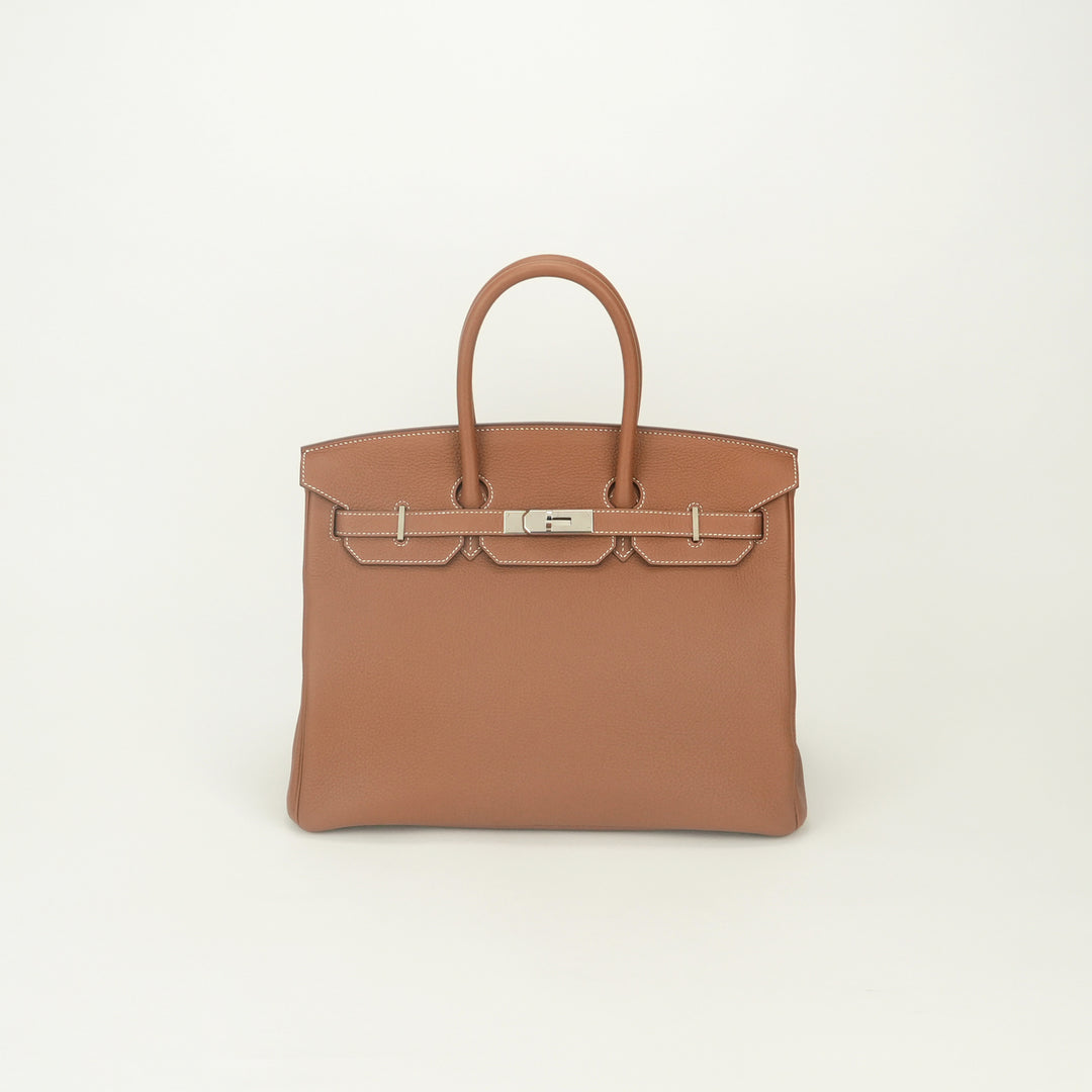 エルメス HERMES バーキン35 バッグ トートバッグ トゴ ゴールド Gold