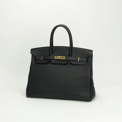 HERMES HERMES Birkin 35 Birkin 35 Tote bag Togo noir noir black black gold hardware