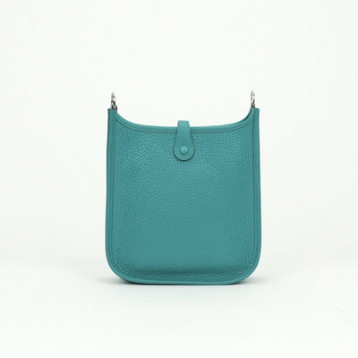 HERMES HERMES Evelyne tpm amazon Evelyne TPM Evelyne TPM Mini Evelyn Bag Tote Bag Shoulder Bag Toryon Clemence Blue Paon Blue Blue Silver Hardware HERMES Evelyne TPM Mini Evelyn