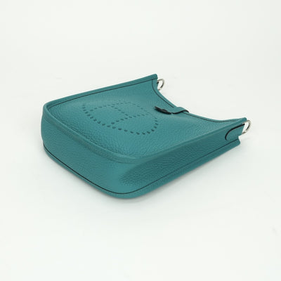 HERMES HERMES Evelyne tpm amazon Evelyne TPM Evelyne TPM Mini Evelyn Bag Tote Bag Shoulder Bag Toryon Clemence Blue Paon Blue Blue Silver Hardware HERMES Evelyne TPM Mini Evelyn