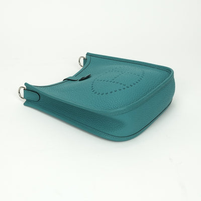HERMES HERMES Evelyne tpm amazon Evelyne TPM Evelyne TPM Mini Evelyn Bag Tote Bag Shoulder Bag Toryon Clemence Blue Paon Blue Blue Silver Hardware HERMES Evelyne TPM Mini Evelyn