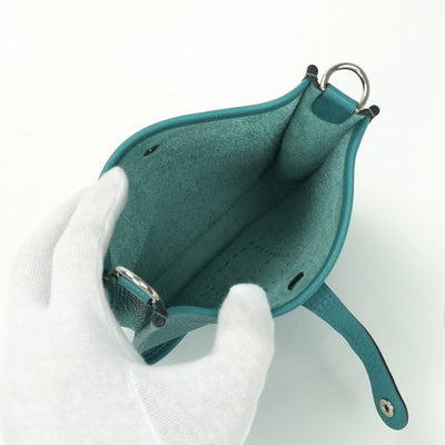 HERMES HERMES Evelyne tpm amazon Evelyne TPM Evelyne TPM Mini Evelyn Bag Tote Bag Shoulder Bag Toryon Clemence Blue Paon Blue Blue Silver Hardware HERMES Evelyne TPM Mini Evelyn
