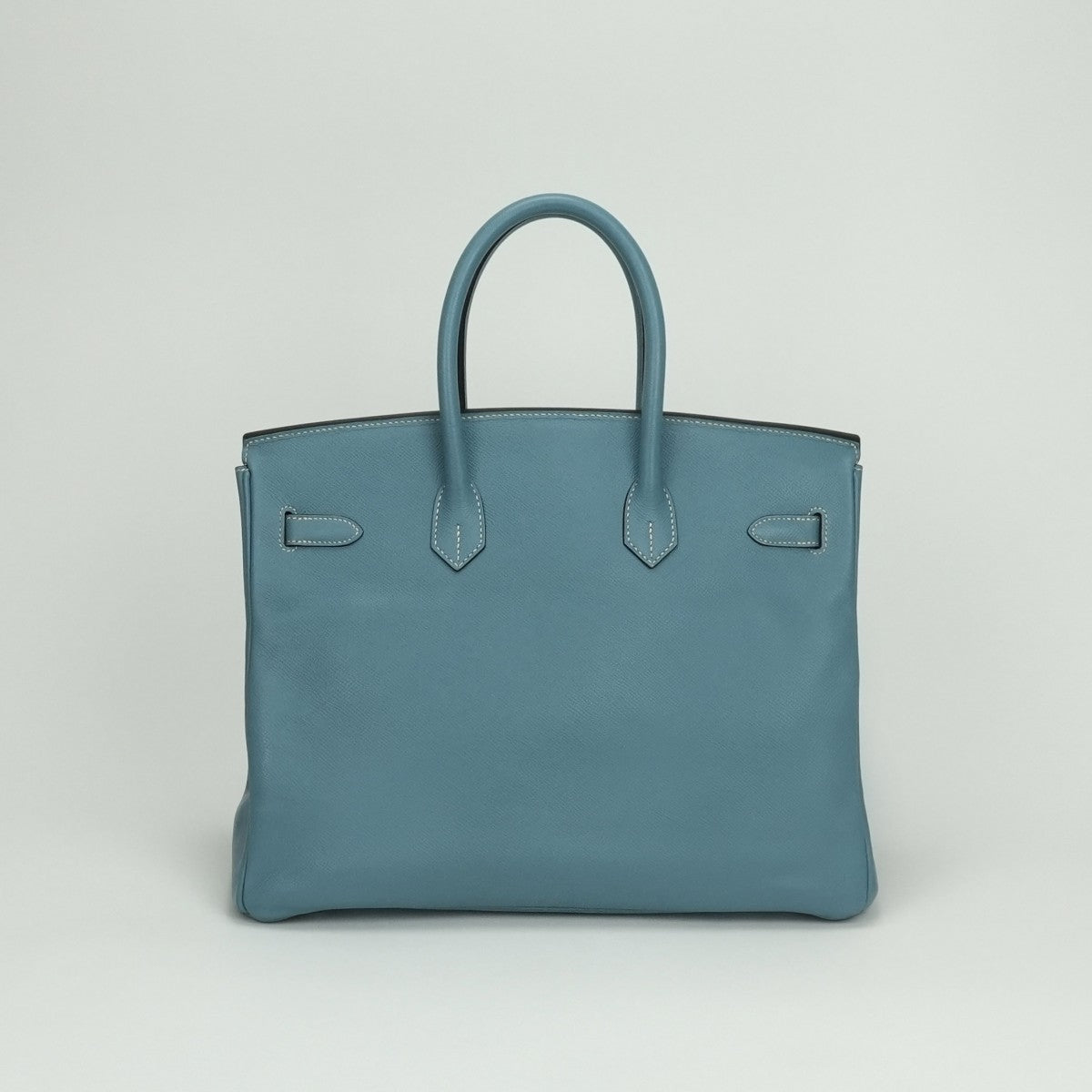 エルメス HERMES バーキン35 バーキン 35 バッグ トートバッグ エプソン ブルージーン Blue Jean ブルー Blue 青 シルバー金具 ハンドバッグ ヴォーエプソン