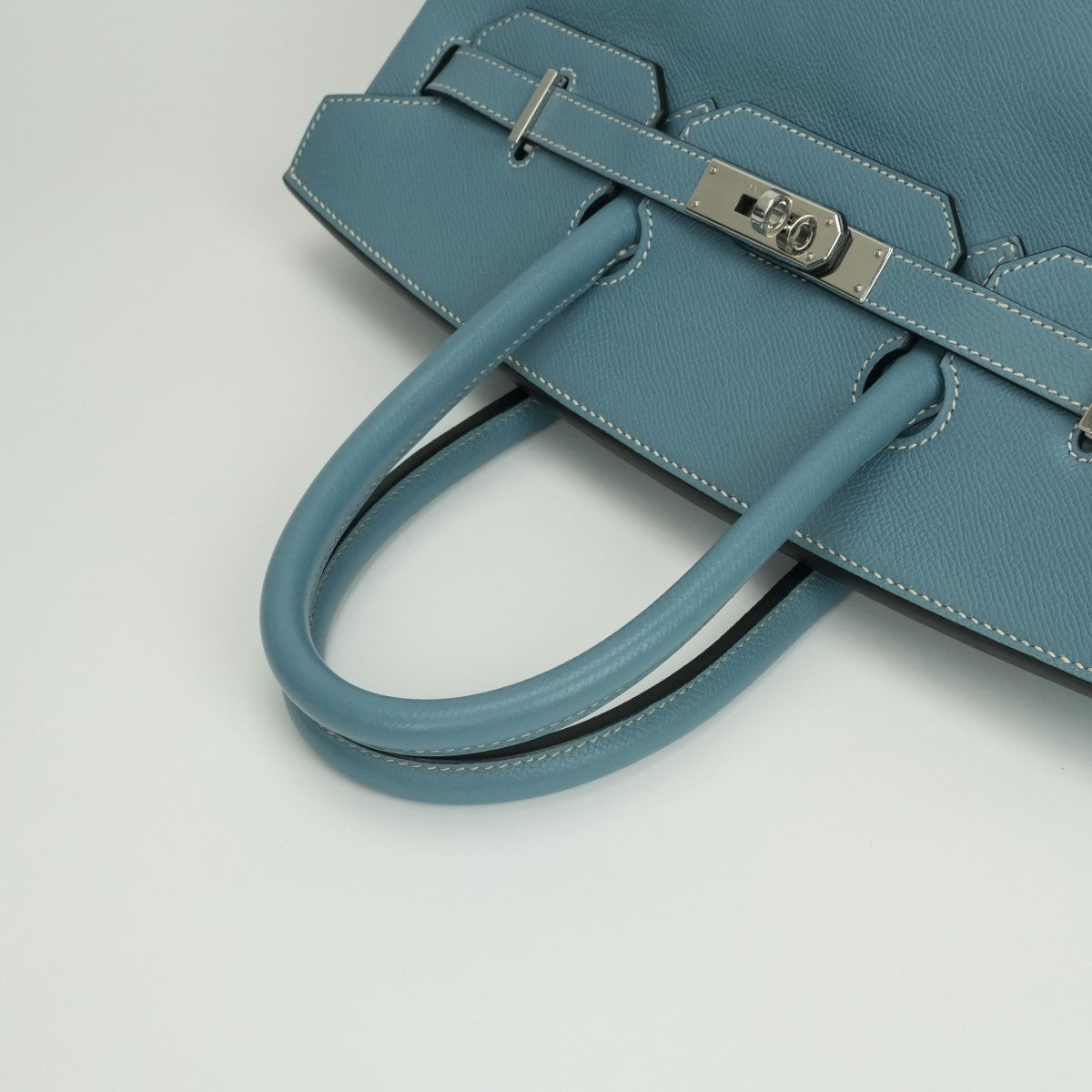 エルメス HERMES バーキン35 バーキン 35 バッグ トートバッグ エプソン ブルージーン Blue Jean ブルー Blue 青 シルバー金具 ハンドバッグ ヴォーエプソン