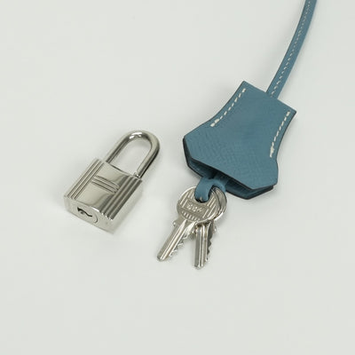 エルメス HERMES バーキン35 バーキン 35 バッグ トートバッグ エプソン ブルージーン Blue Jean ブルー Blue 青 シルバー金具 ハンドバッグ ヴォーエプソン