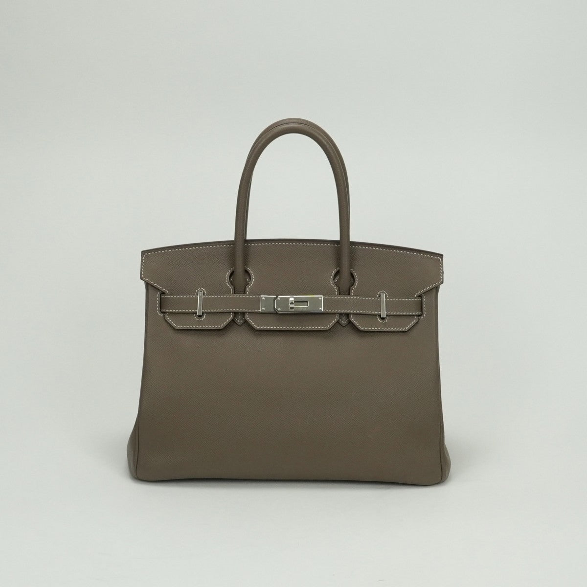エルメス HERMES バーキン30 バーキン 30 バッグ トートバッグ エプソン エトゥープ Etoupe グレージュ シルバー金具 ヴォーエプソン ハンドバッグ