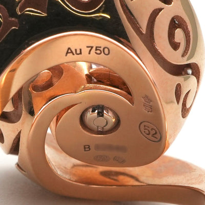 ドゥ・グリソゴノ de GRISOGONO アメジストダイヤリング アメジスト　ダイヤ　リング リング 指輪 750PG ピンクゴールド ピンクゴールド ダイヤモンド アメジスト