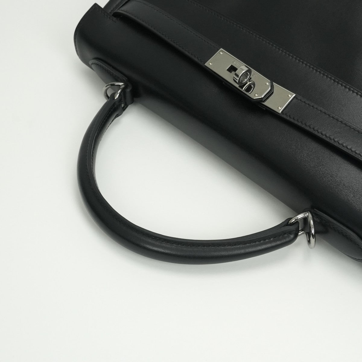 エルメス HERMES ケリー28 ケリー 28 バッグ トートバッグ ショルダーバッグ ボックスカーフ ノワール noir ブラック black 黒 シルバー金具（ルテニウム金具） ハンドバッグ 2way V字金具 新型
