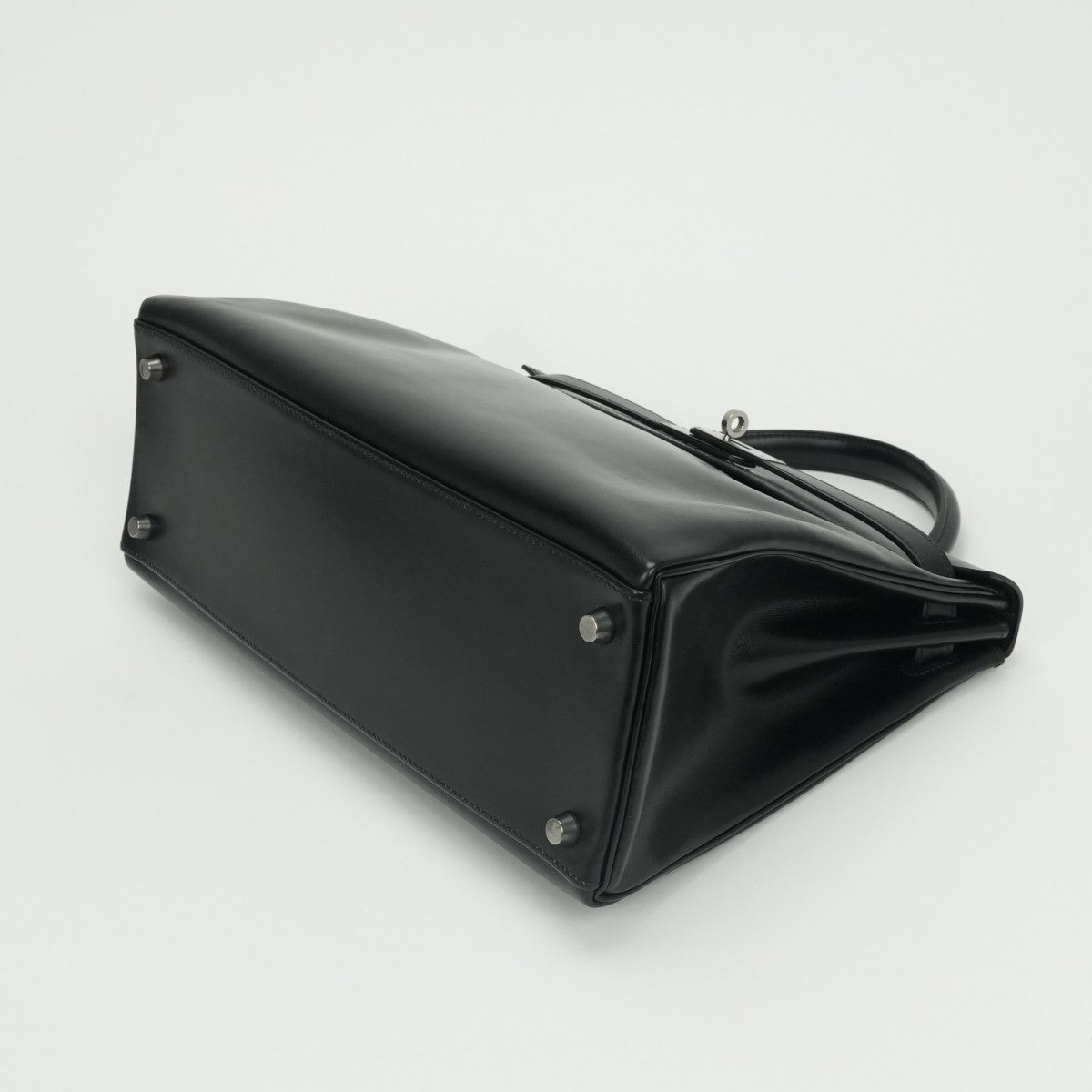 エルメス HERMES ケリー28 ケリー 28 バッグ トートバッグ ショルダーバッグ ボックスカーフ ノワール noir ブラック black 黒 シルバー金具（ルテニウム金具） ハンドバッグ 2way V字金具 新型